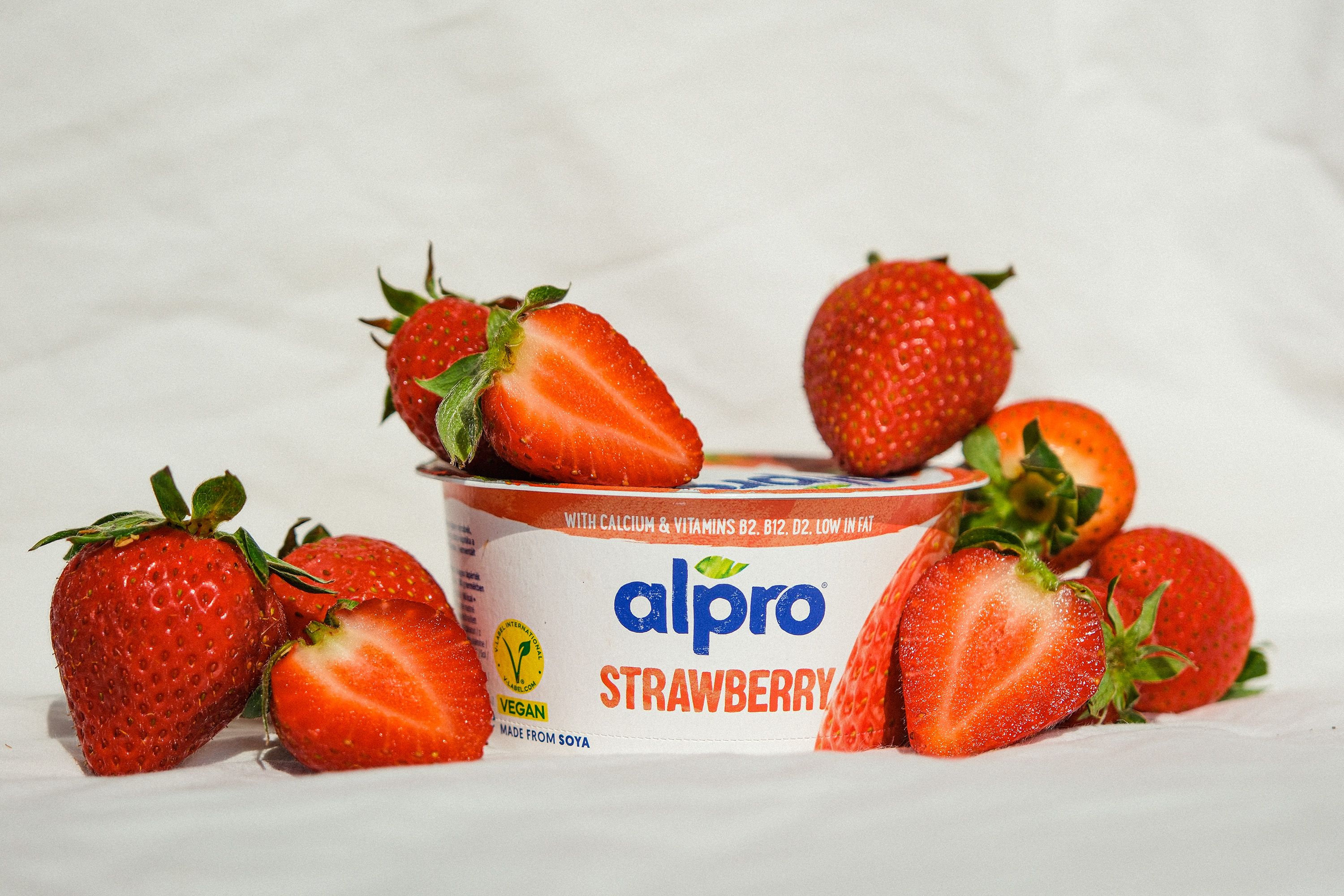 alpro food photography banner