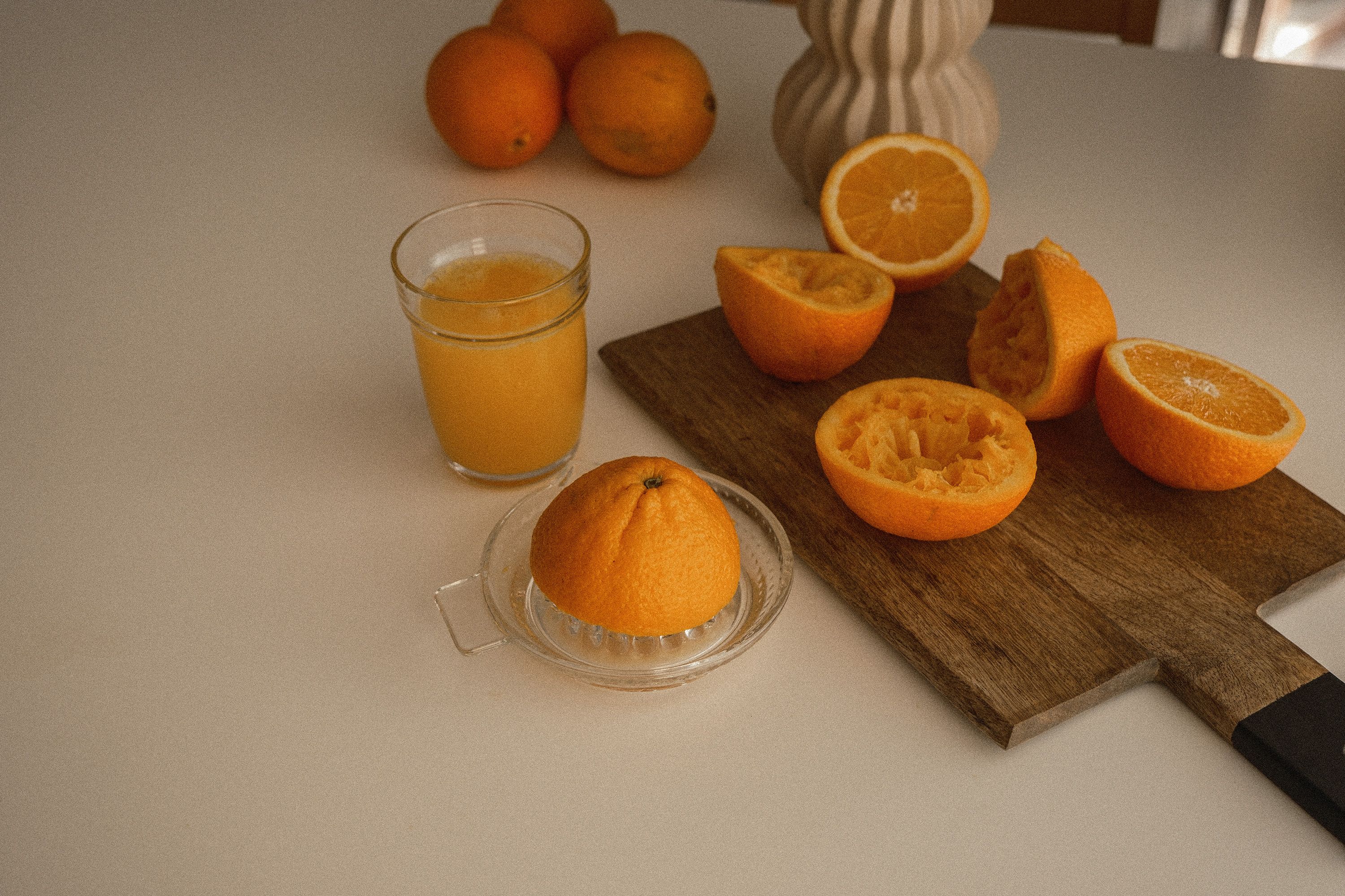 orange juice lifestyle photography